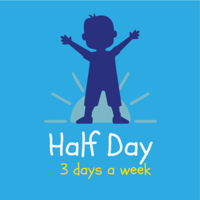 Half day 3 days a week